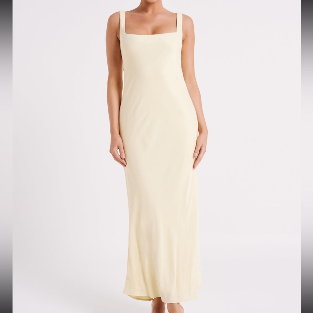 MESHKI Ensley Satin Maxi Dress